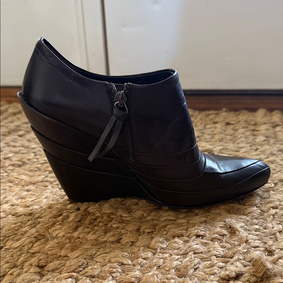 Miu Miu - Brown Leather Ankle Boots - Picture 6 of 14